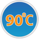 Maximum Service Temperature 90°C